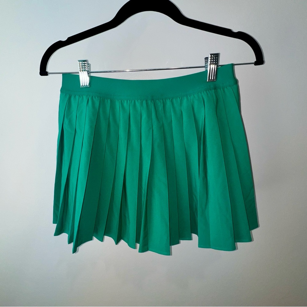 Lululemon High Rise Pleated Skirt Green 6